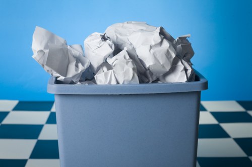 Environmentally friendly waste disposal with commercial skips